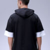 The Indian Garage Co Men Oversized Batman Printed Overhead Hooded Sweatshirt
