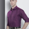 The Indian Garage Co. X Luxe Men Solid Slim Fit Opaque Formal Shirt