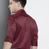 The Indian Garage Co. X Luxe Men Solid Slim Fit Opaque Formal Shirt