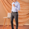 The Indian Garage Co. X Luxe Slim Fit Striped Spread Collar Formal Shirt
