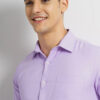 The Indian Garage Co. X Luxe Spread Collar Slim Fit Opaque Formal Shirt