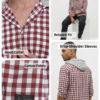 The Roadster Life Co. Men Pure Cotton Checked Hooded Relaxed Fit Shirt