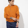 The Roadster Life Co. Mock Collar Knitted Sweatshirt