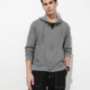 The Roadster Life Co. Textured Relaxed Fit Hooded Sweatshirt