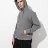 The Roadster Life Co. Textured Relaxed Fit Hooded Sweatshirt