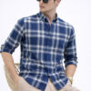 The Roadster Lifestyle Co Checked Cotton Shirt