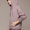 The Roadster Lifestyle Co. Printed Hooded Relaxed Sweatshirt