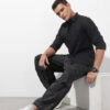 The Roadster Lifestyle Co. Solid Cotton Linen Regular Fit Shirt