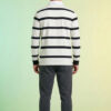 The Roadster Lifestyle Co Striped Polo Collar Tshirt