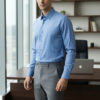 THE SHIRT CODE Men Slim Fit Striped Formal Shirt