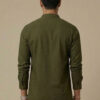 THE SOUL PATROL Soul Patrol Mens Cotton Self Designed Short Kurtas