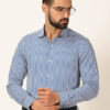 Thomas Scott Premium Striped Spread Collar Long Sleeves Formal Shirt