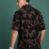 TIGER SNAKE Men Comfort Fit Abstract Printed Spread Collar Cotton Casual Shirt