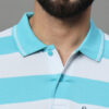 UNIBERRY Men Striped Polo Collar T-shirt