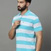 UNIBERRY Men Striped Polo Collar T-shirt
