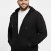 UNSTD Plus Size Men Cotton Hooded Sweatshirt