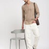 VASTRADO Men Checked Thread Work Kurta