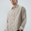 VASTRADO Men Classic Boxy Checked Casual Shirt