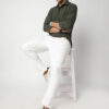 VASTRADO Men Classic Spread Collar Micro Ditsy Printed Slim Fit Casual Shirt