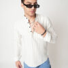 VASTRADO Men Striped Thread Work Kurta