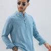 VASTRADO Men Striped Thread Work Kurta
