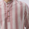 VASTRADO Men Striped Thread Work Kurta