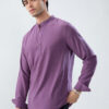 VASTRADO Men Thread Work Jacquard Kurta