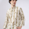 VASTRADO Men Zigstone Ethno Ladderline Kurta