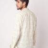 VASTRADO Wildflower Printed Band Collar Cotton Straight Kurta