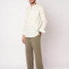 VASTRADO Wildflower Printed Band Collar Cotton Straight Kurta
