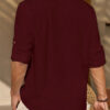 Vida Loca Band Collar Cotton Straight Slim Fit Short Kurta