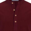 Vida Loca Band Collar Cotton Straight Slim Fit Short Kurta
