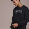 WROGN Brand Logo Printed Oversized Sweatshirt