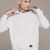 WROGN Conversational Printed Hooded Casual Sweatshirt