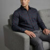 ZELCIUS Men Standard Printed Formal Shirt